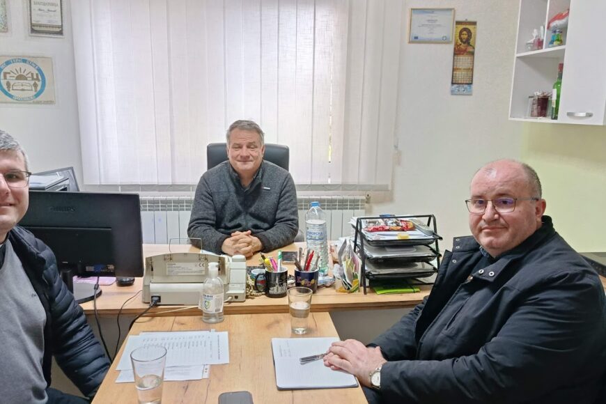 Остварена средба со директорот на ООУ Герас Цунев – Просениково