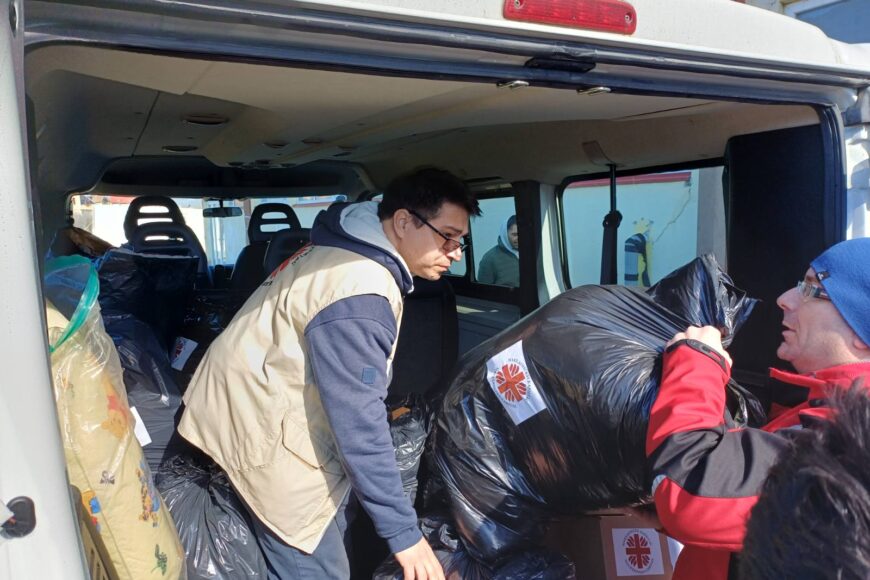 Tеренска посета на евакуираните жители во градот Кичево