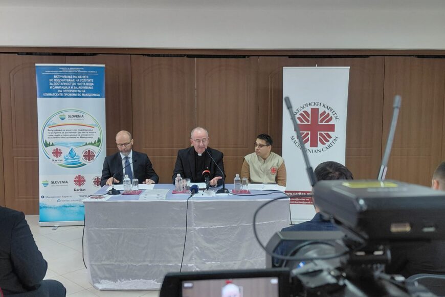 Македонски Каритас започна проект за подобрување на пристапот до чиста вода и отпорноста на климатските промени