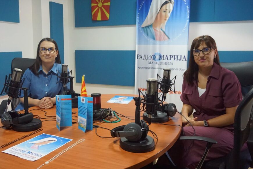 ЈАВЕН ПОВИК за поддршка на женско лидерство и зелени иницијативи преку обуки и микро-грантови; oбуките се првиот чекор од поддршката за женитe –  разговорот со Верица Ангеловска на Радио Марија Македонија